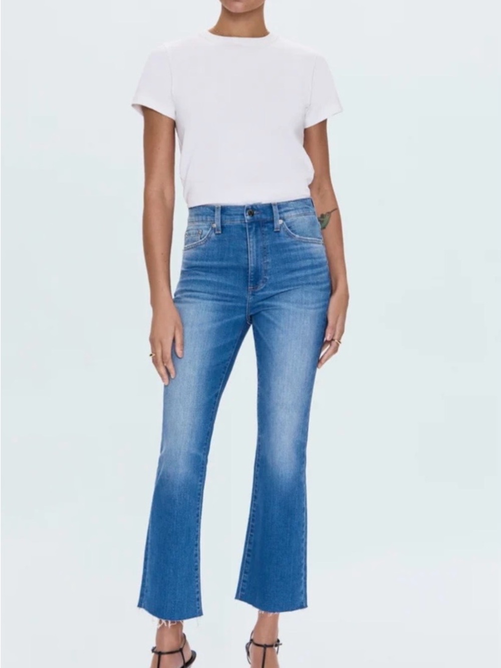 NWT Pistola Lennon High Rise Crop Boot Jeans Size 30